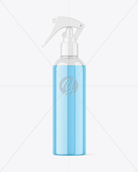 Clear Trigger Spray Bottle Mockup Clear Trigger Spray Bottle Mockup