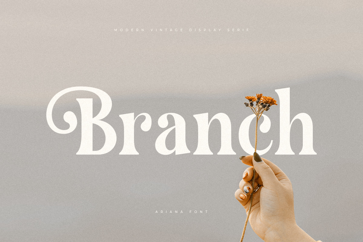 Ariana - Modern Vintage Display Serif