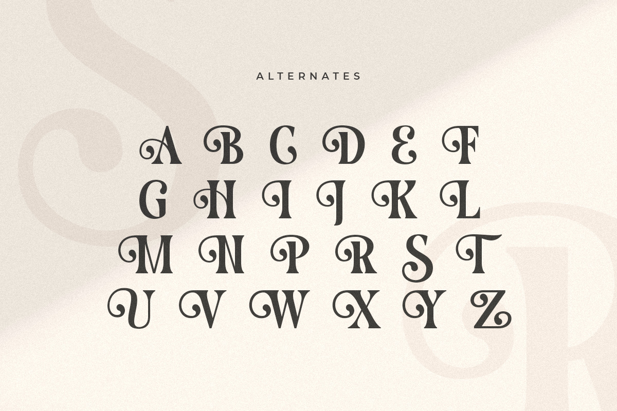 Ariana - Modern Vintage Display Serif Ariana - Modern Vintage Display Serif