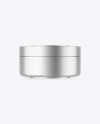 Matte Metallic Cosmetic Jar Mockup