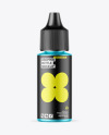 Matte Metallic Dropper Bottle Mockup
