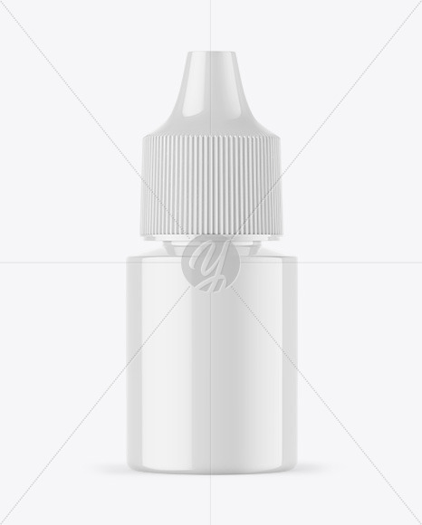 Glossy Dropper Bottle Mockup