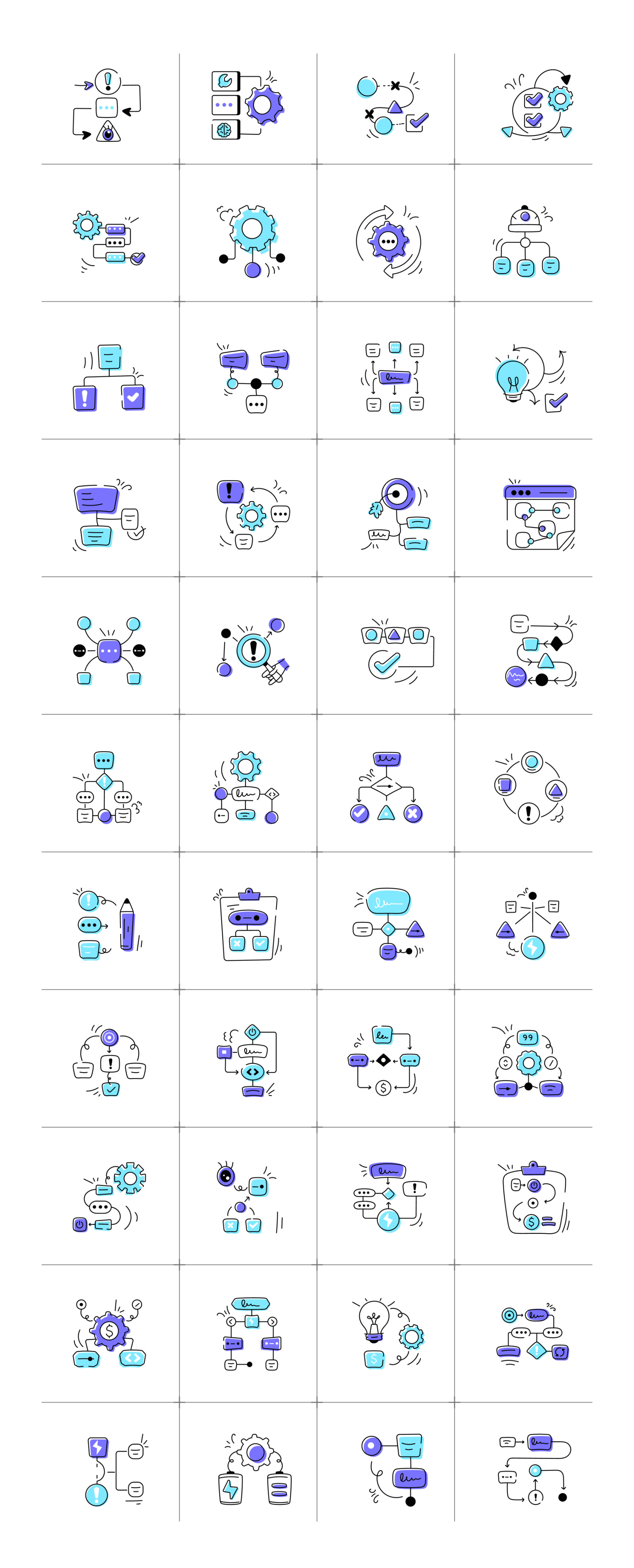 Animated Workflow Icon Set Animated Workflow Icon Set