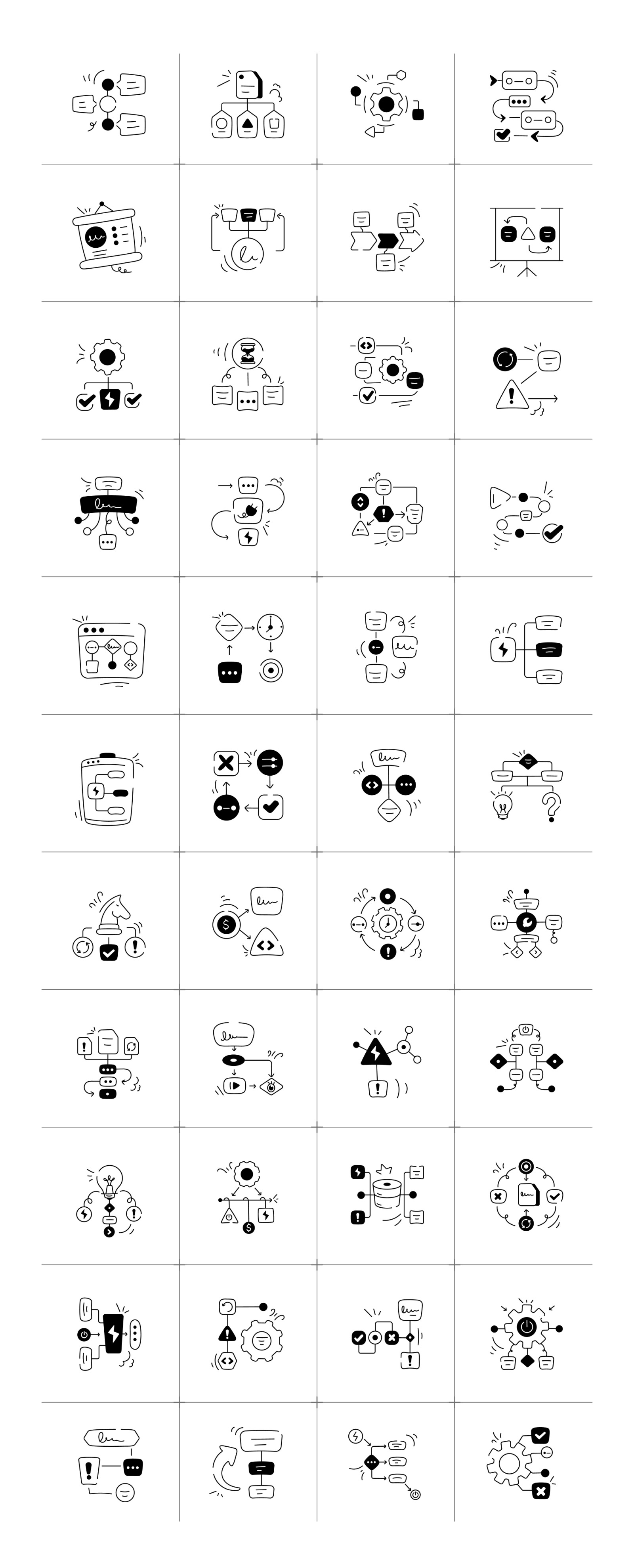 Animated Workflow Icon Set