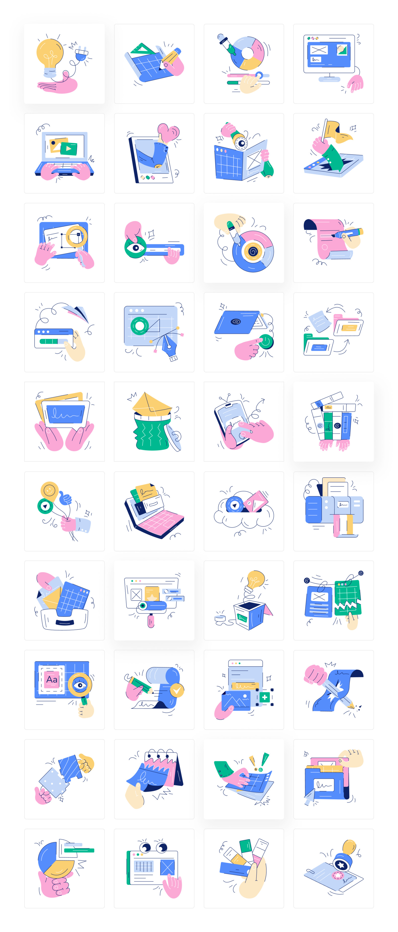 Creative Agency Illustration Set Creative Agency Illustration Set