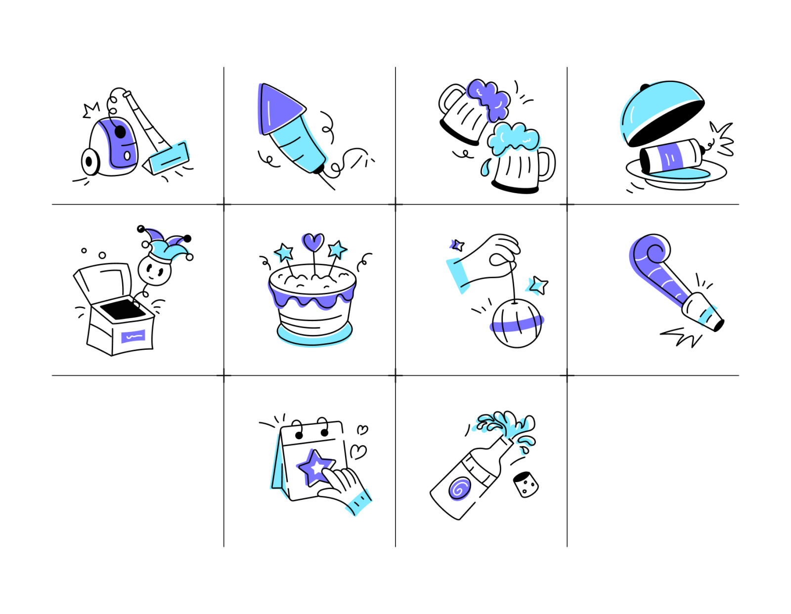 Birthday Doodles Pack Birthday Doodles Pack