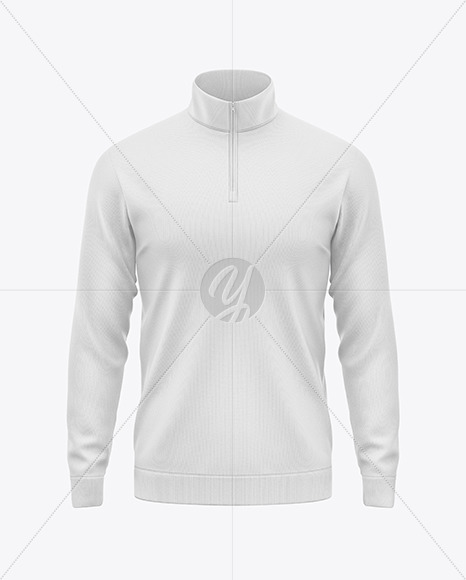 Men's Zip Sweatshirt Mockup