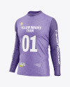 Men’s Heather Long Sleeve T-Shirt Mockup - Half Side View