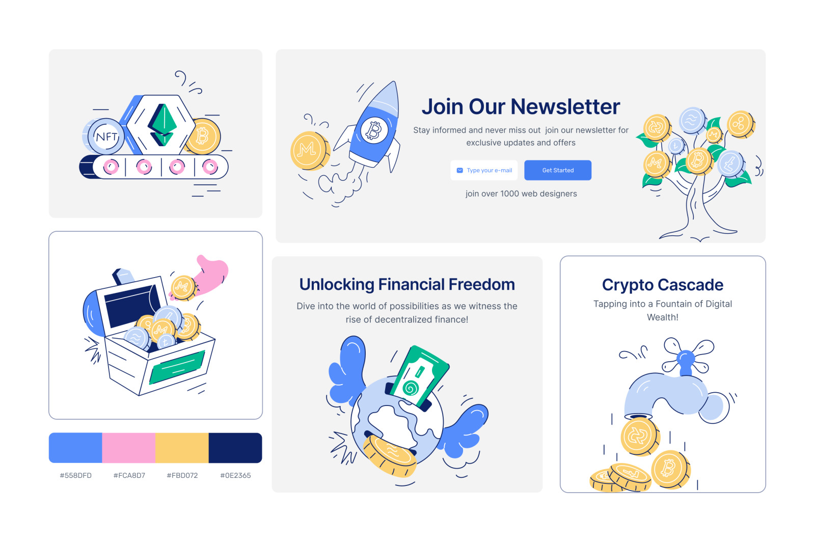 Cryptocurrency Designs Bundle