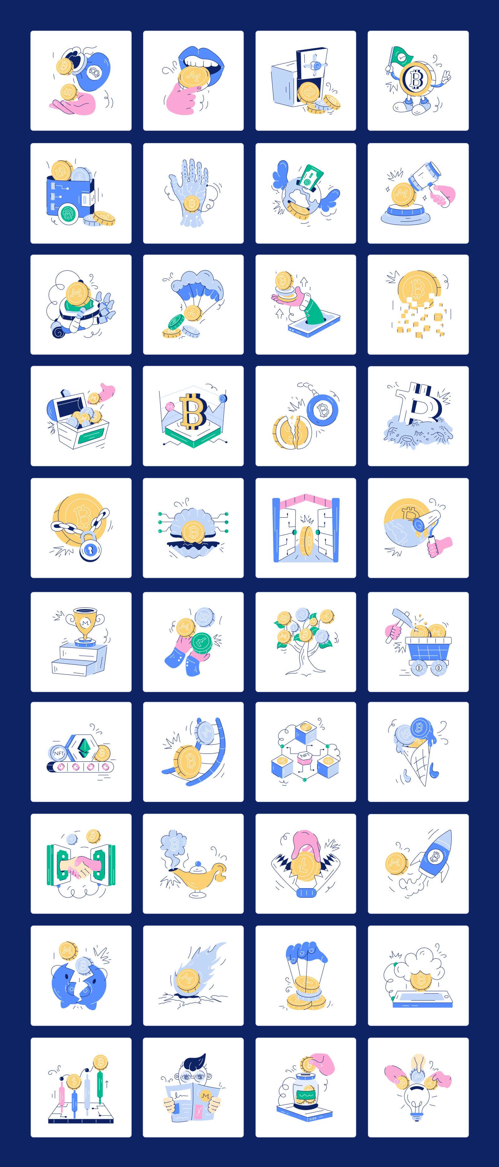 Cryptocurrency Designs Bundle Cryptocurrency Designs Bundle
