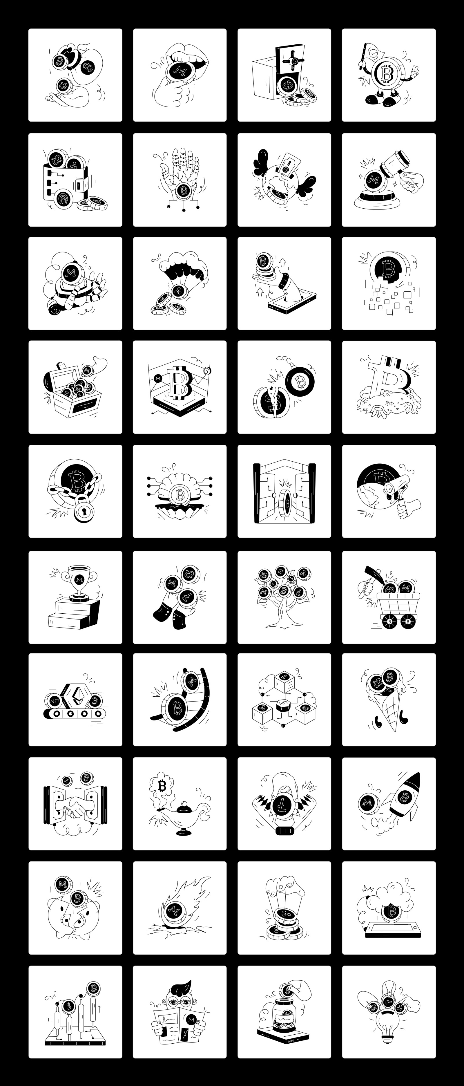 Cryptocurrency Designs Bundle Cryptocurrency Designs Bundle
