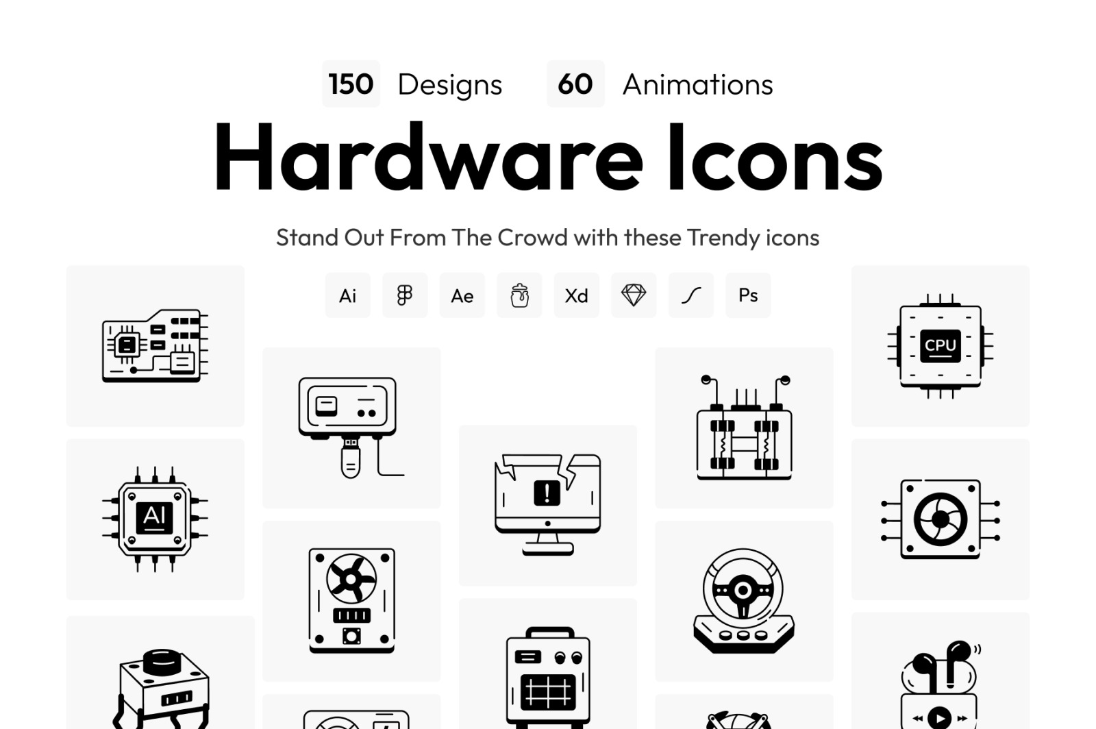 Animated Hardware Icons Animated Hardware Icons