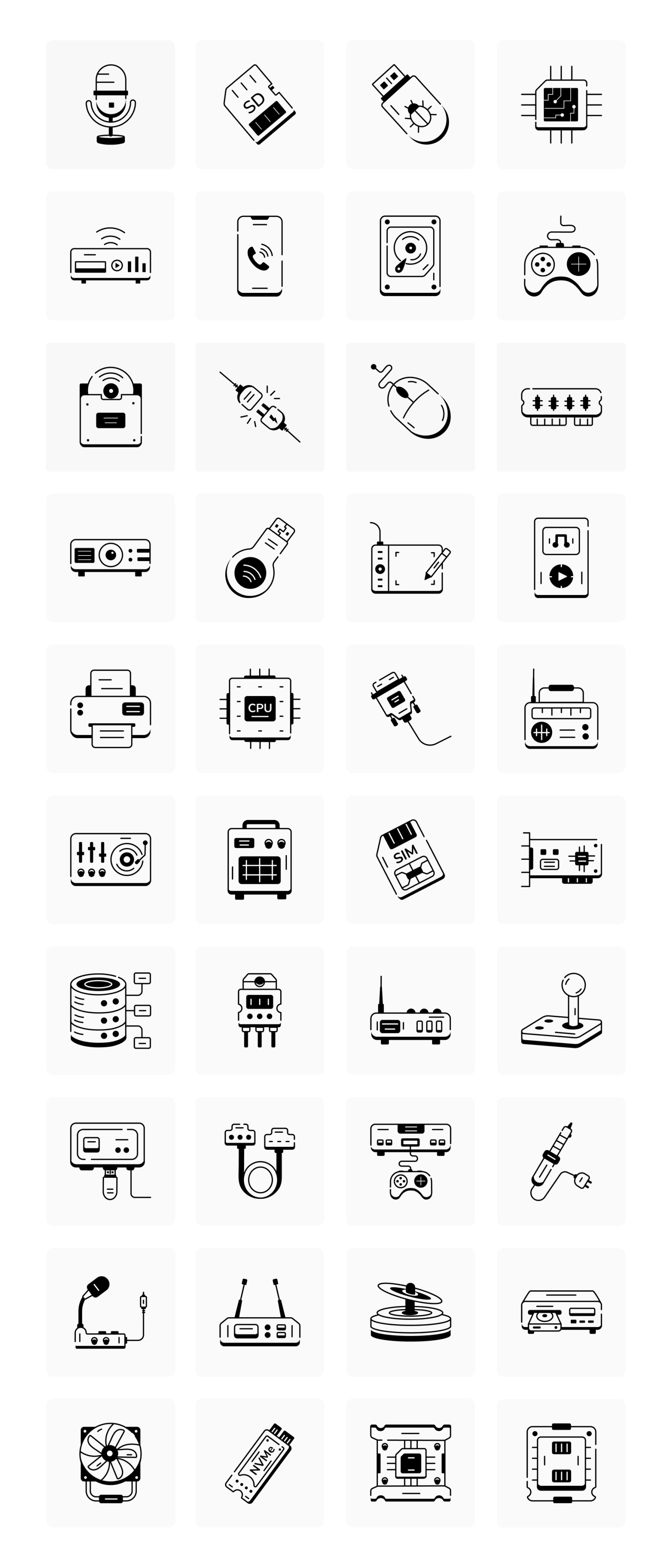 Animated Hardware Icons