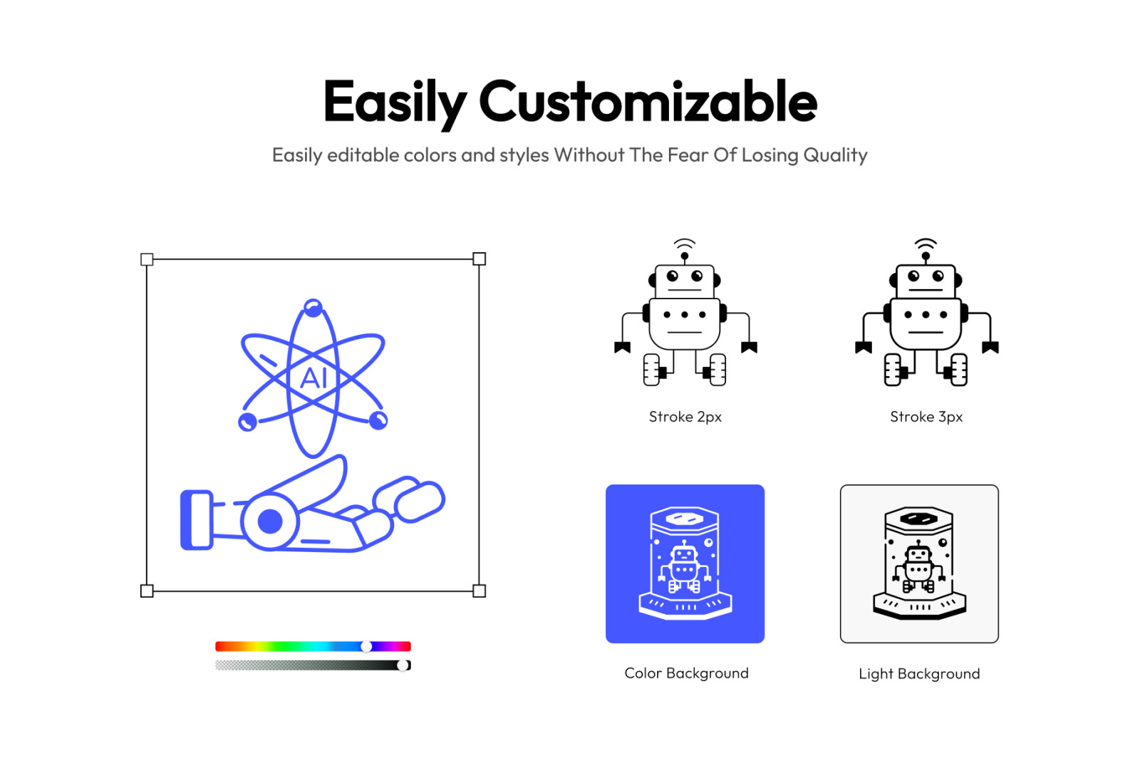 Animated Artificial Intelligence Icons