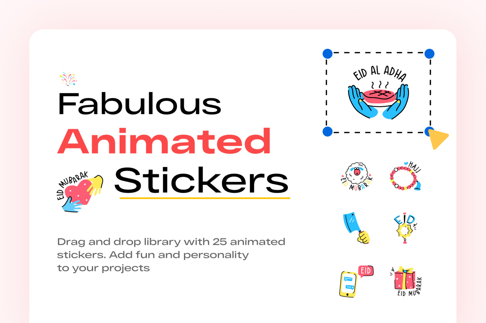 Eid al-Adha and Hajj Animated Stickers Eid al-Adha and Hajj Animated Stickers