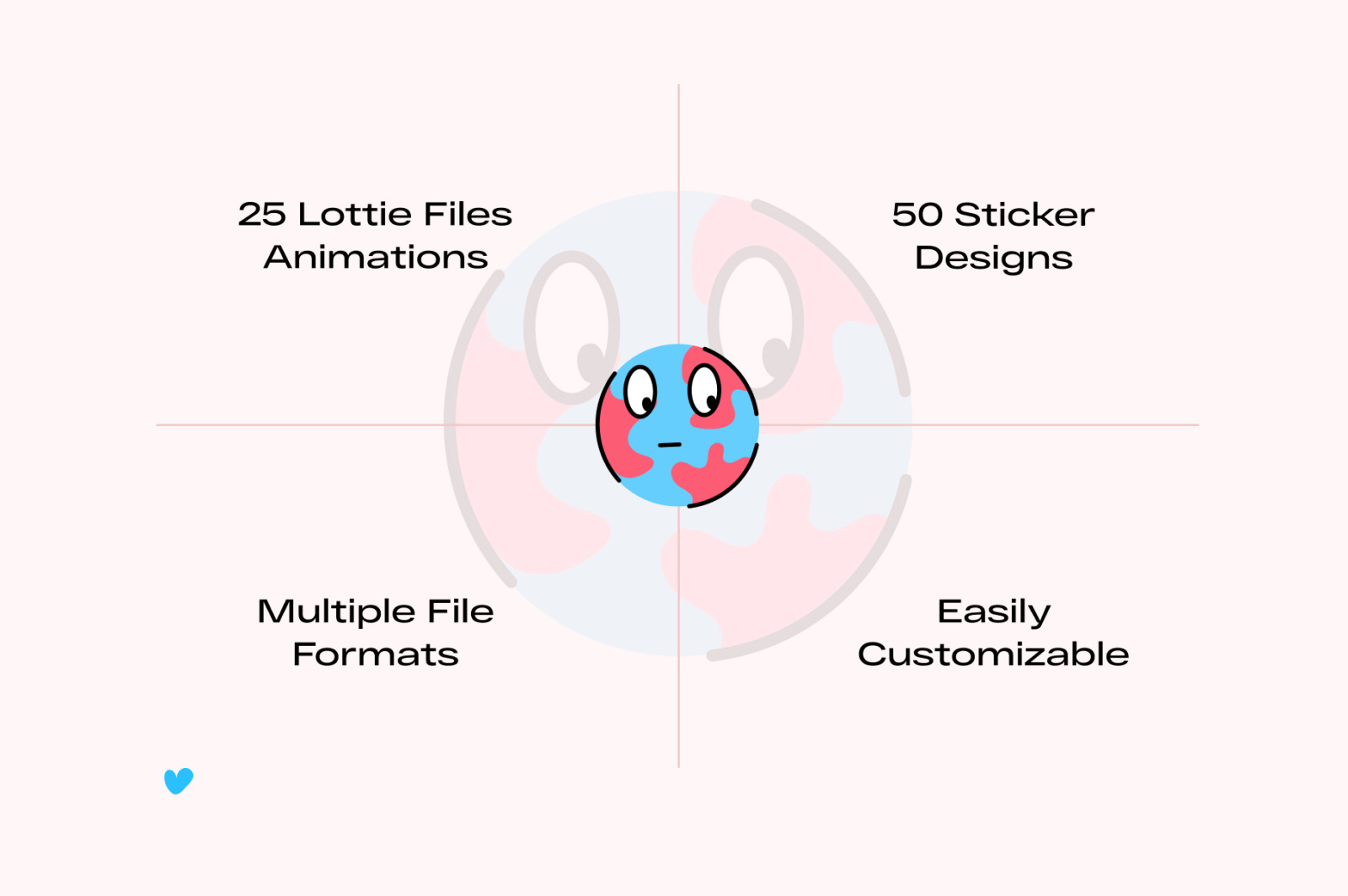 World Population Animated Stickers