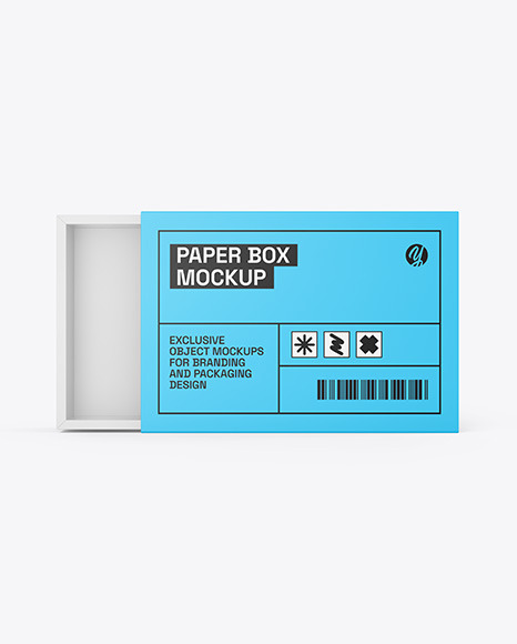 Paper Box Mockup