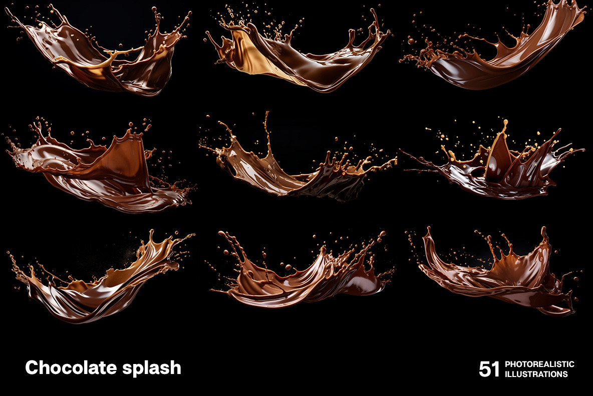 Chocolate splash