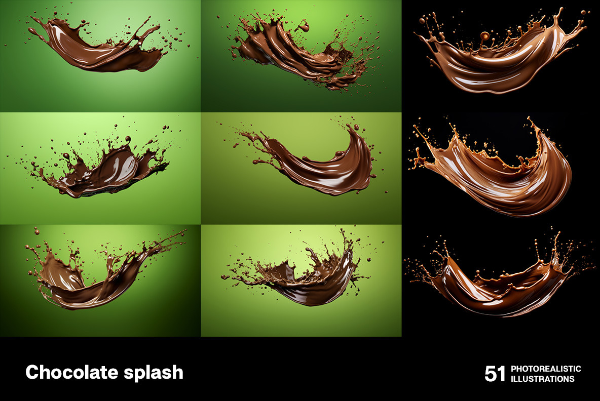 Chocolate splash