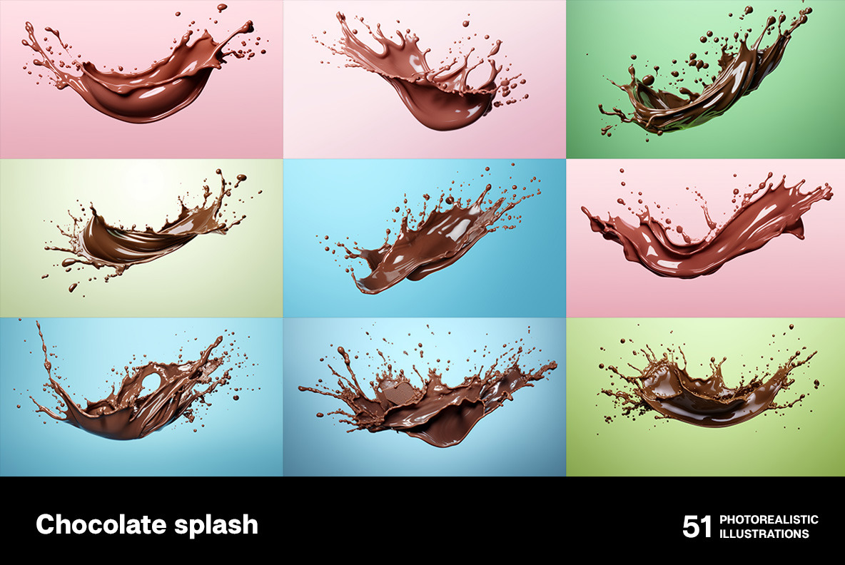 Chocolate splash