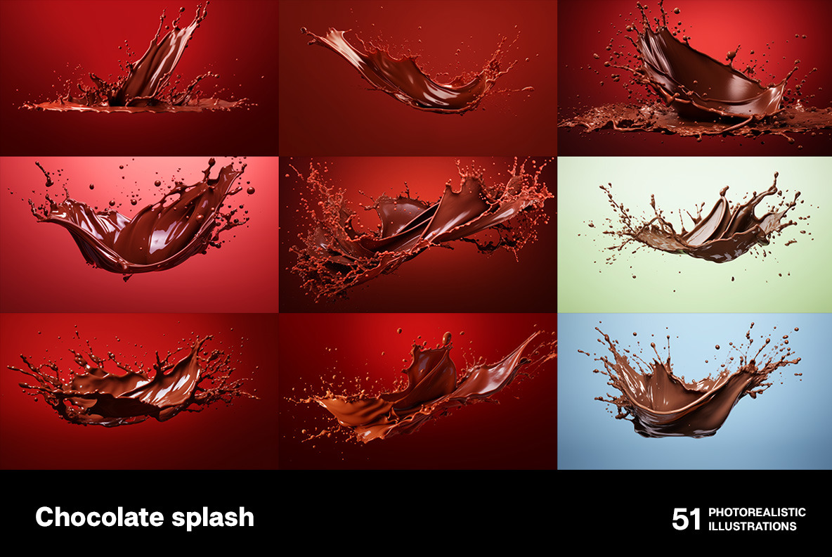 Chocolate splash