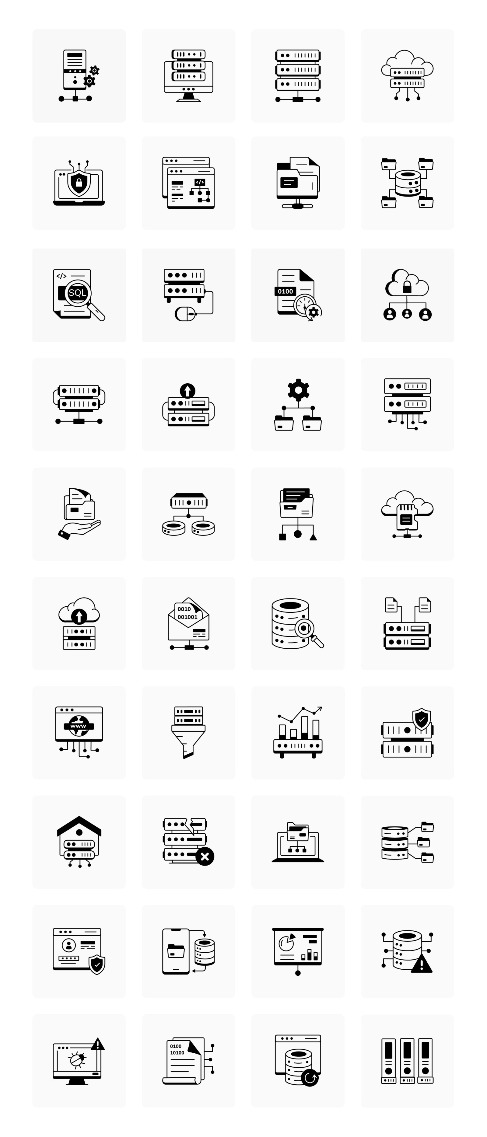 Animated Database Icons Animated Database Icons
