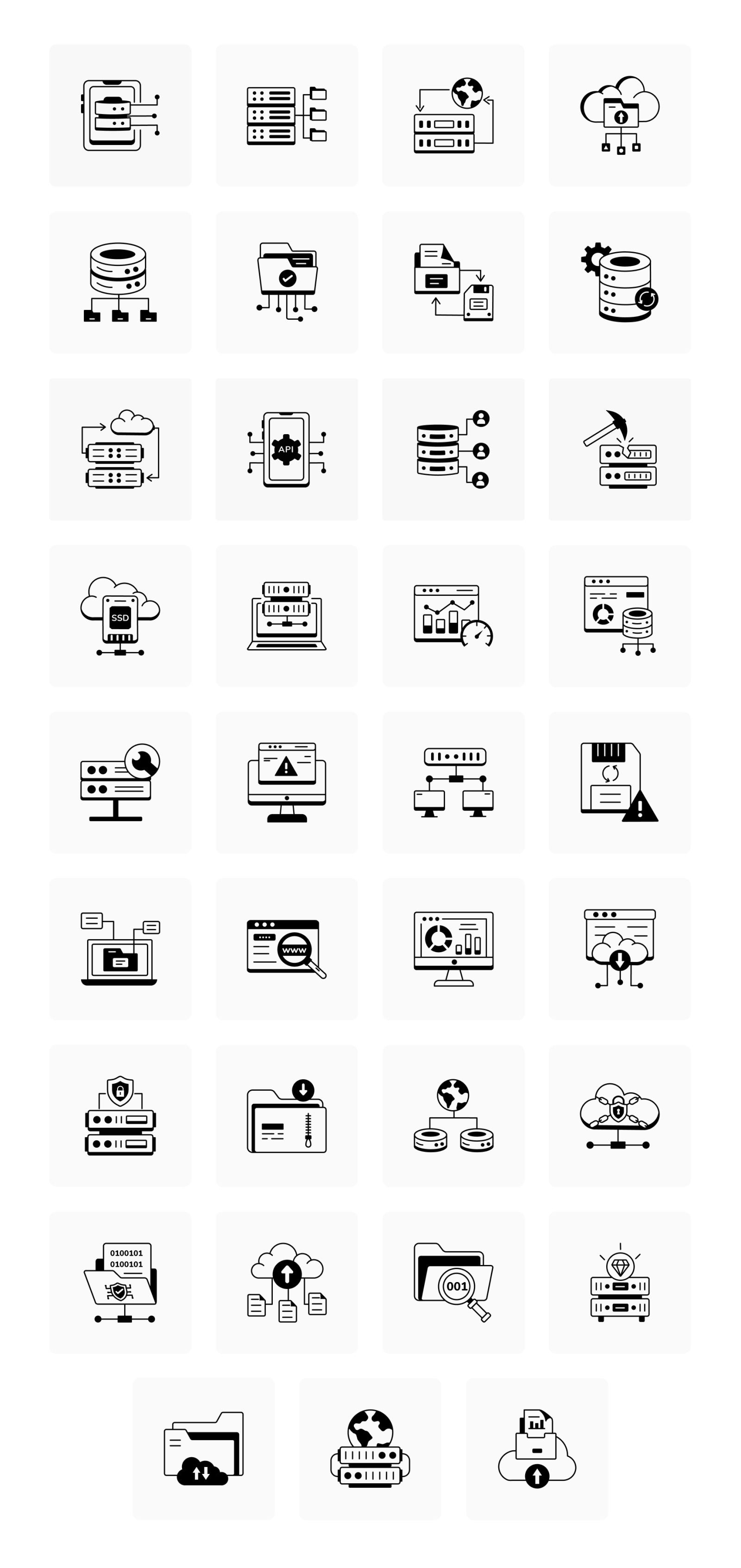 Animated Database Icons Animated Database Icons