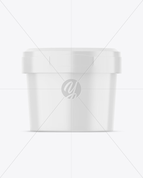 Glossy Ice Cream Cup Mockup