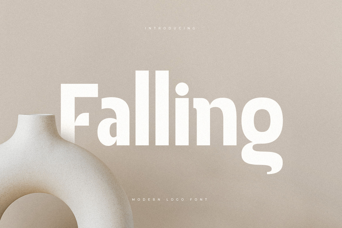 Falling - Modern Logo Font Falling - Modern Logo Font