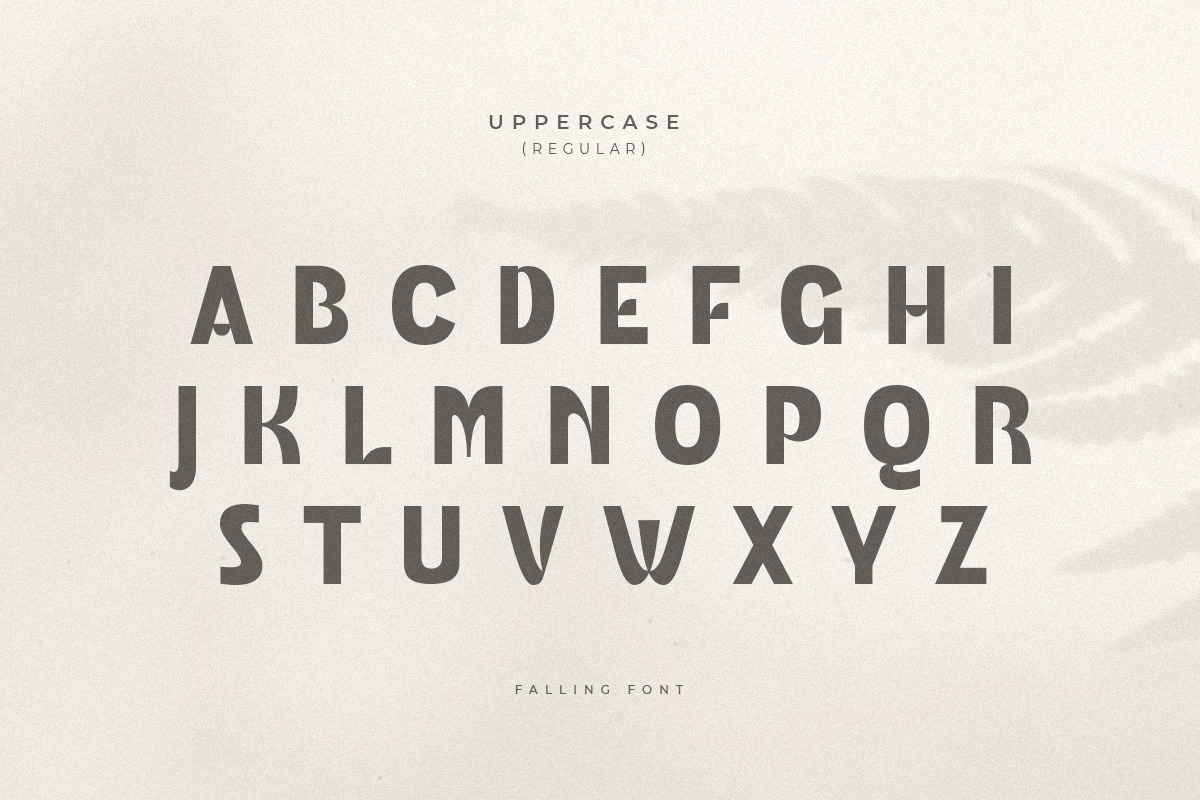 Falling - Modern Logo Font Falling - Modern Logo Font