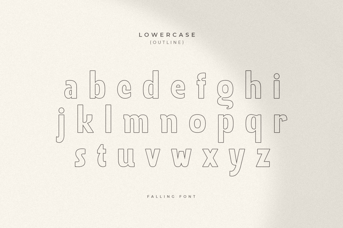 Falling - Modern Logo Font Falling - Modern Logo Font