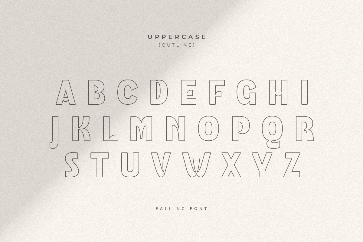 Falling - Modern Logo Font Falling - Modern Logo Font