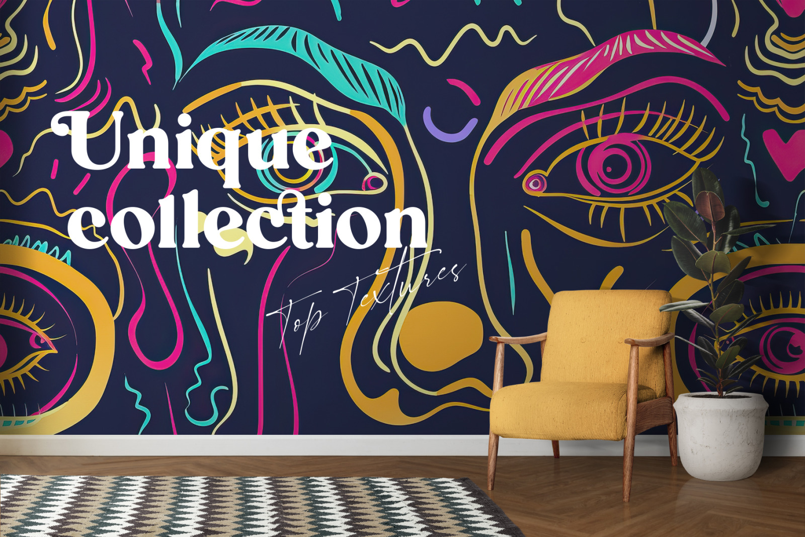 Psy Neon Arthouse Seamless Texture Pack