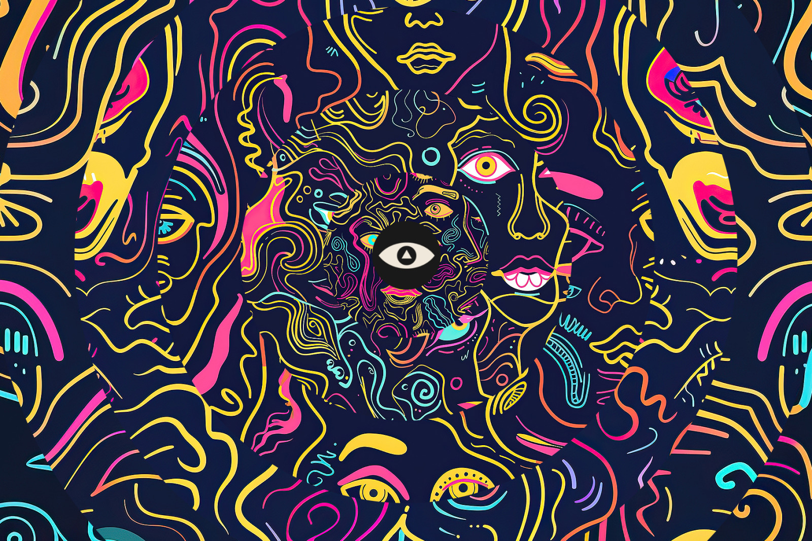 Psy Neon Arthouse Seamless Texture Pack