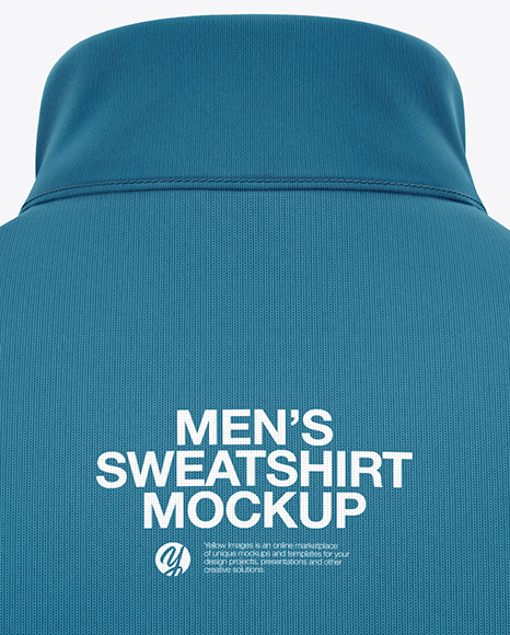 Men's Zip Sweatshirt Mockup