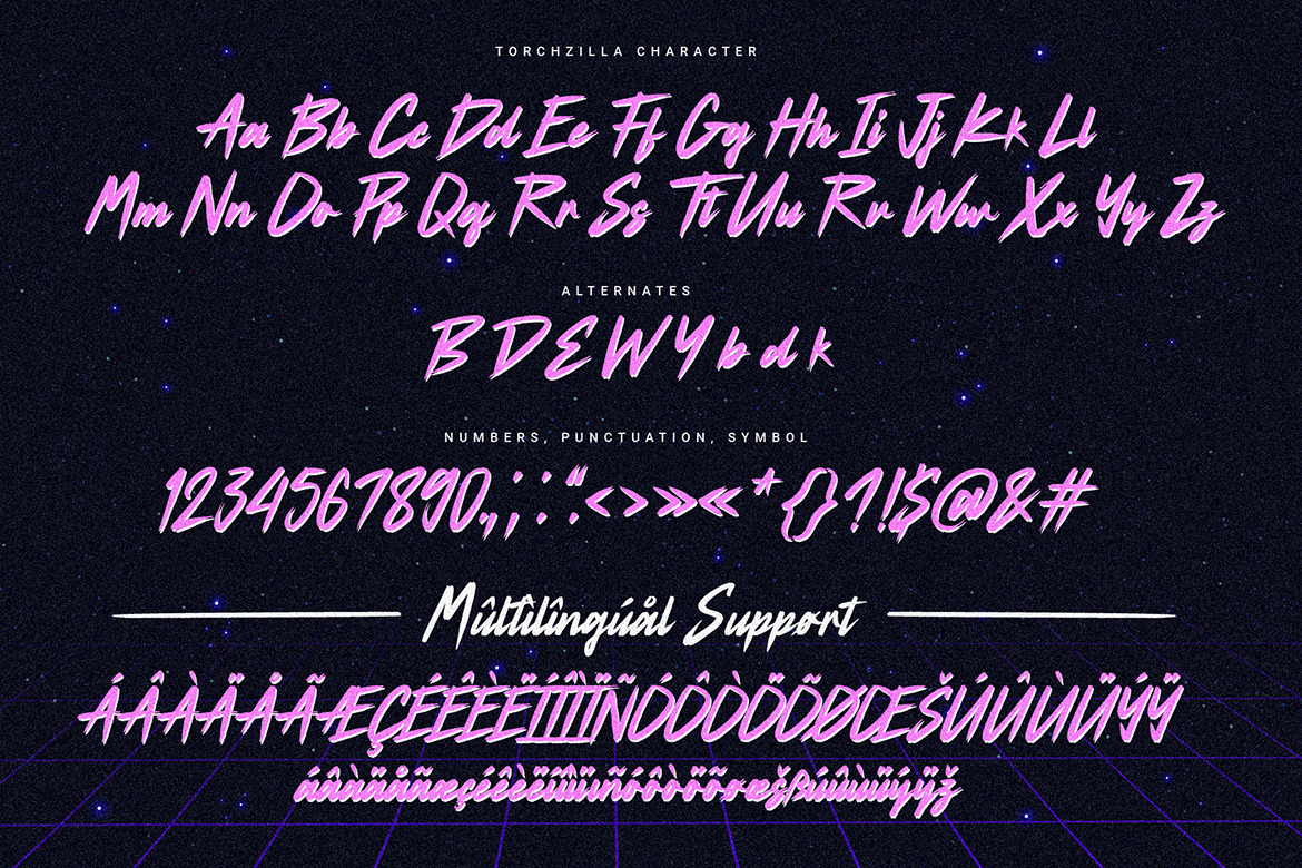 Torchzilla - Retro Script Torchzilla - Retro Script