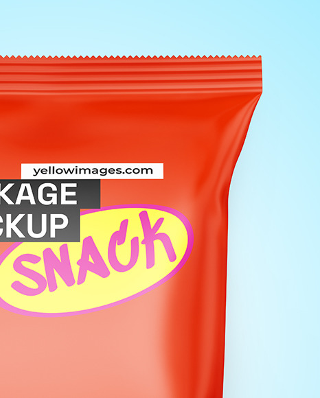 Matte Snack Package Mockup