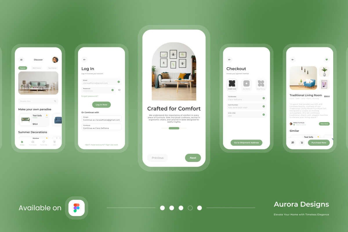 Aurora Designs - Furniture Mobile App