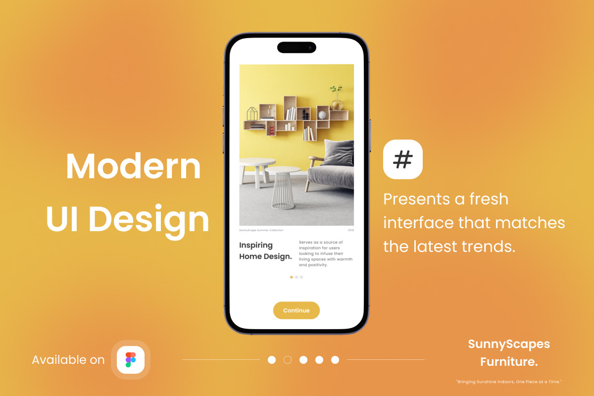 Sunny Scapes - Furniture Mobile App