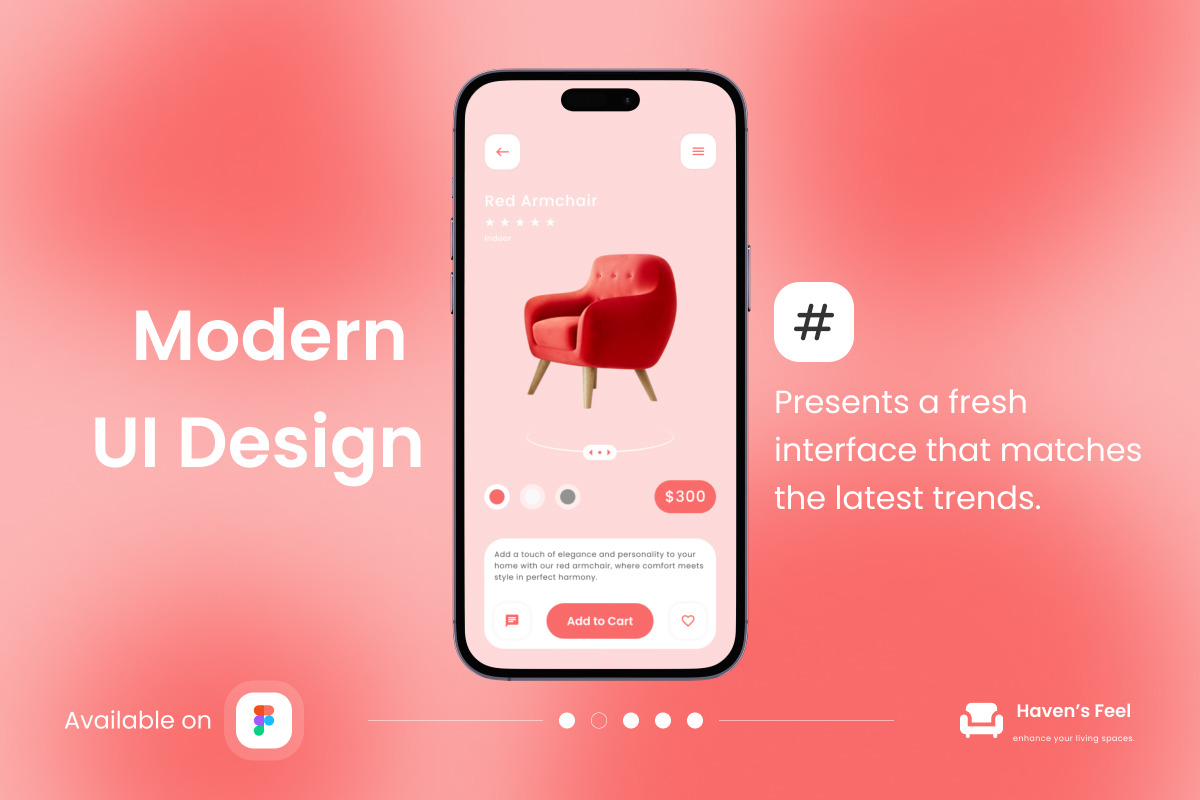 Havens Feel - Furniture Mobile App Havens Feel - Furniture Mobile App