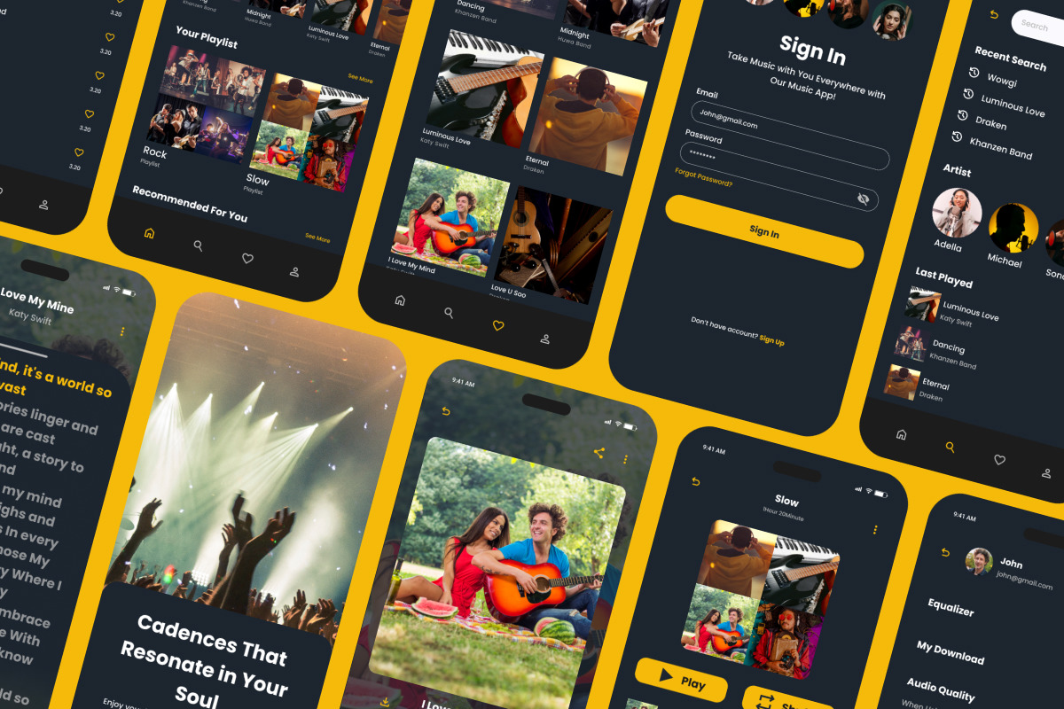 MusiFlow - Music Player Mobile App MusiFlow - Music Player Mobile App