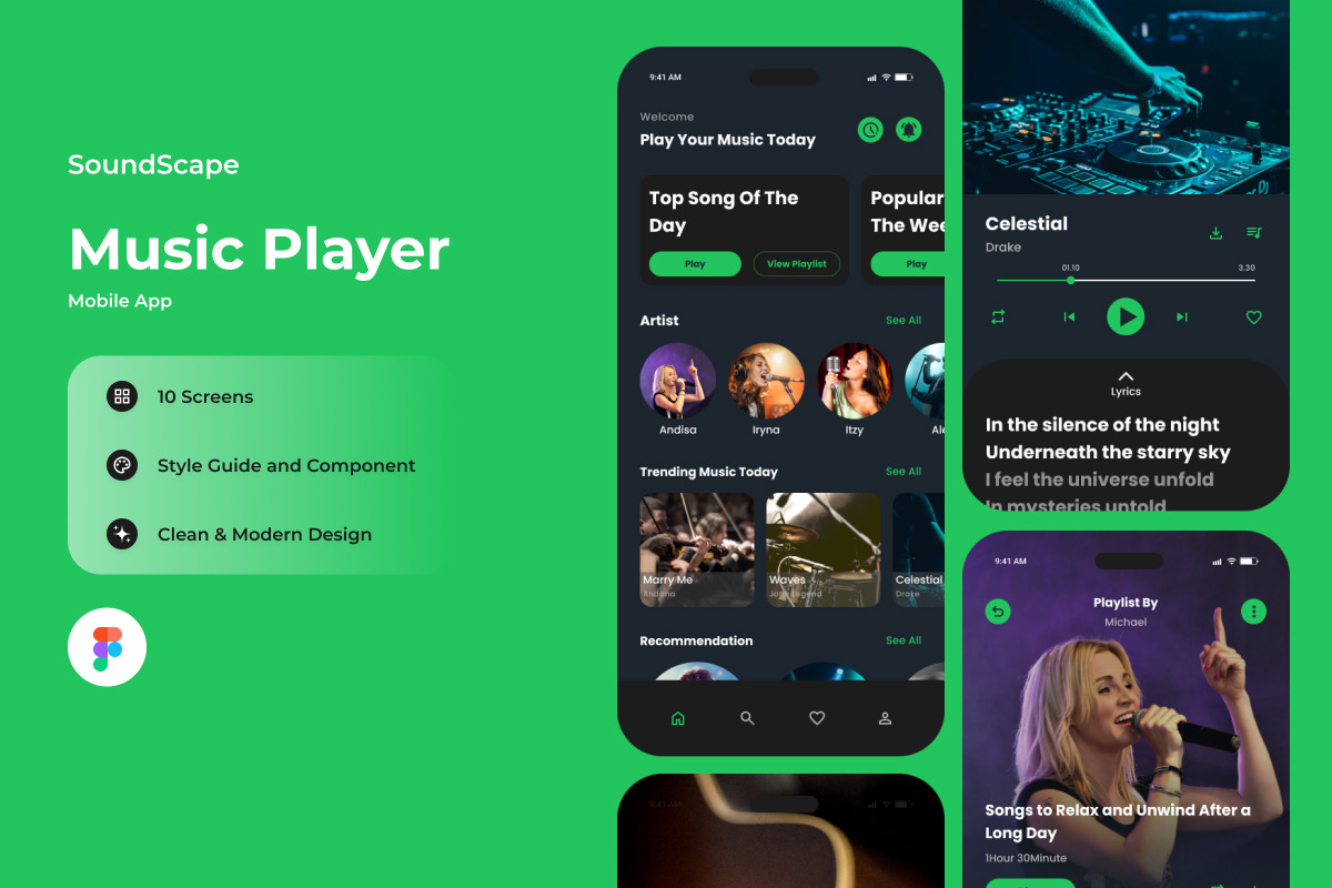 SoundScape - Music Player Mobile App