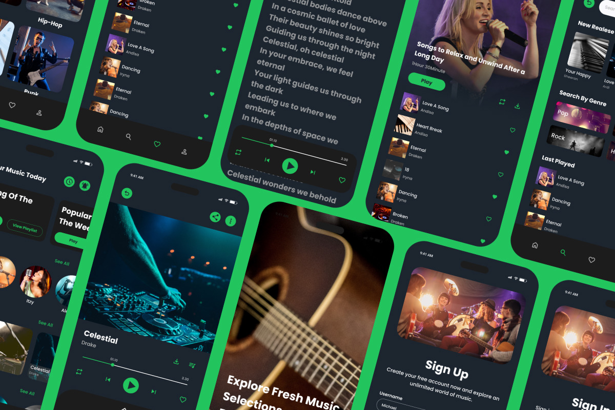 SoundScape - Music Player Mobile App