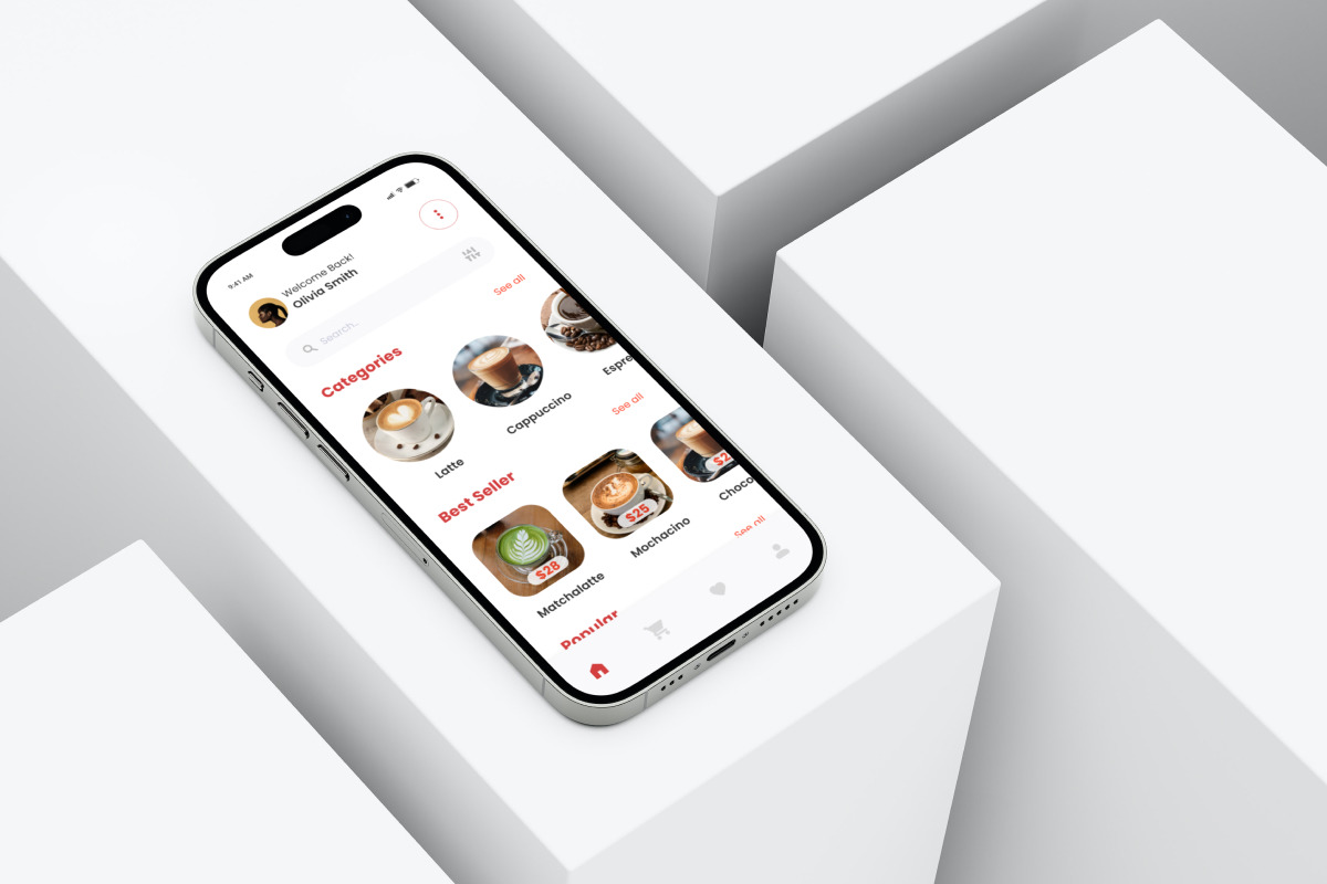 Lalatte - Coffee Shop Mobile App Lalatte - Coffee Shop Mobile App