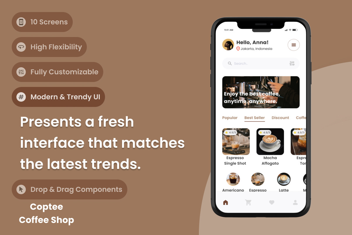 Coptee - Coffee Shop Mobile App