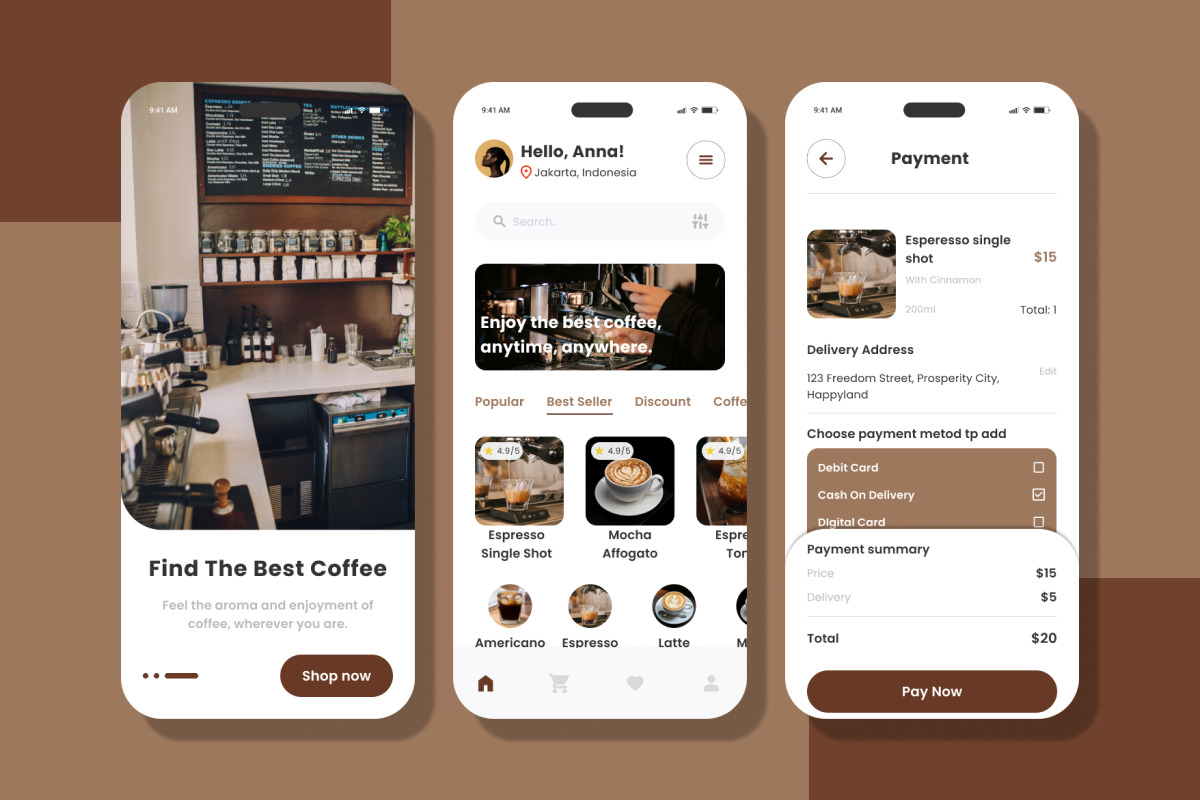 Coptee - Coffee Shop Mobile App Coptee - Coffee Shop Mobile App