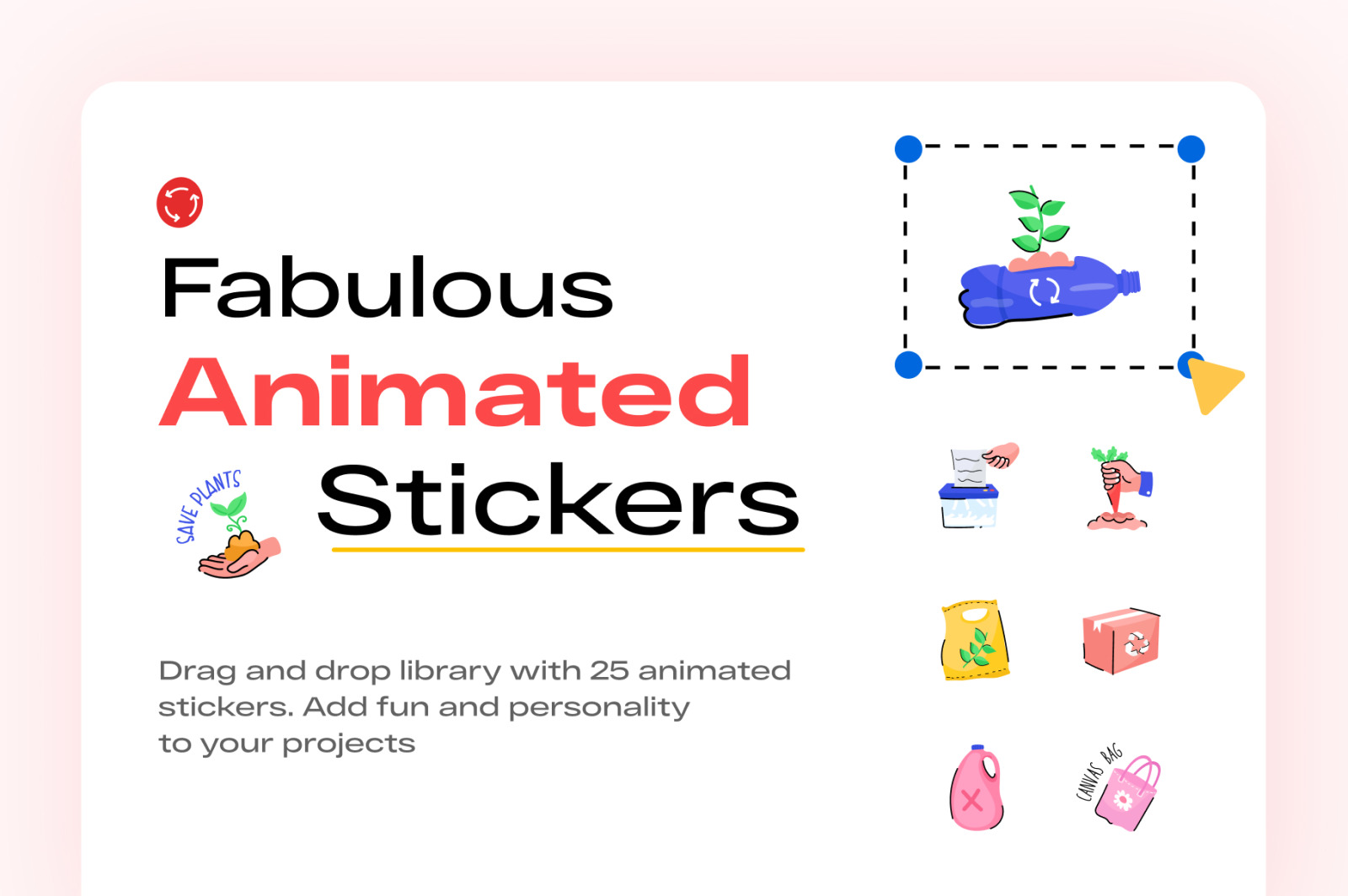 Recycling Animated Stickers