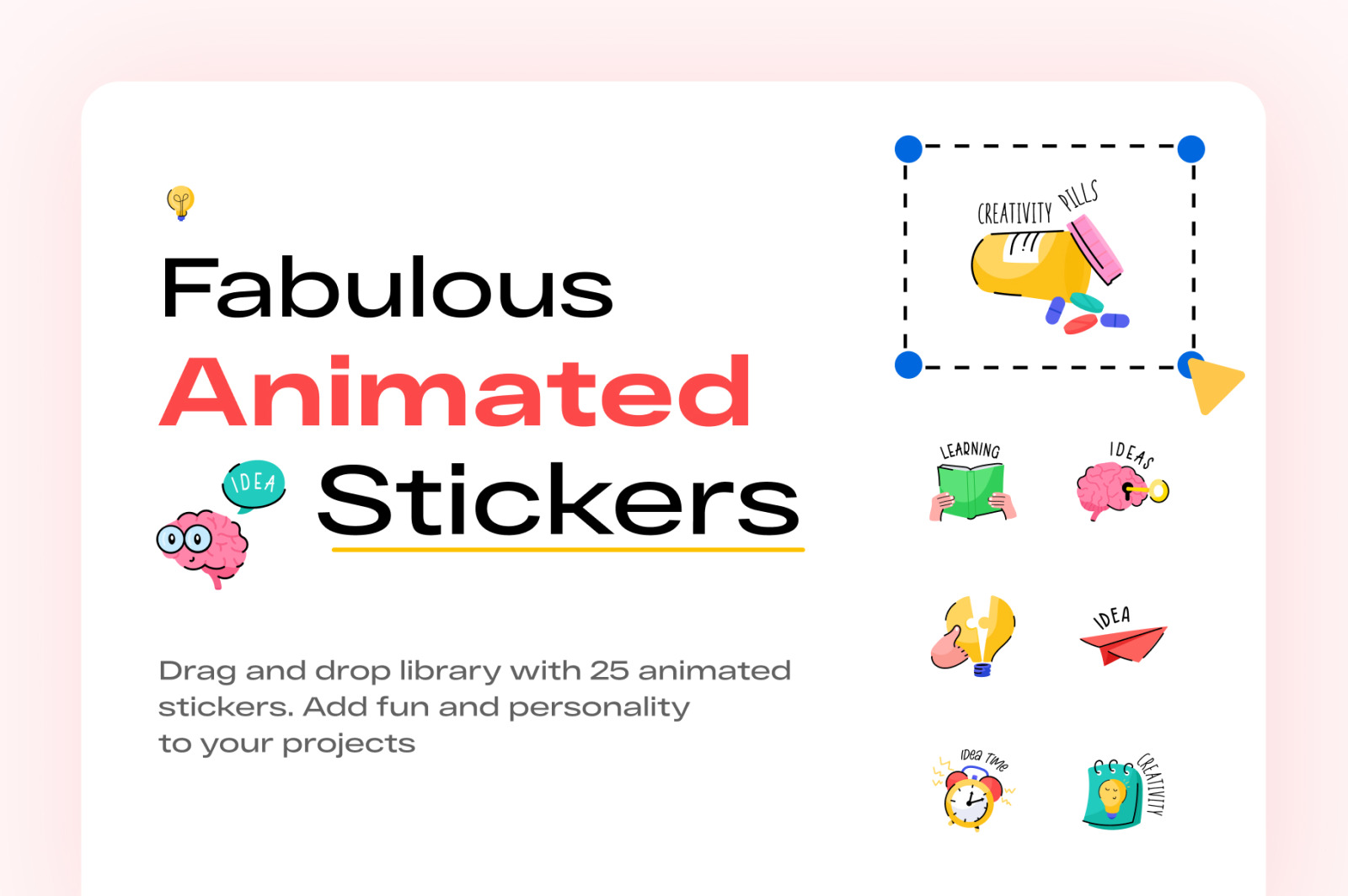 Creativity Animated Stickers Creativity Animated Stickers