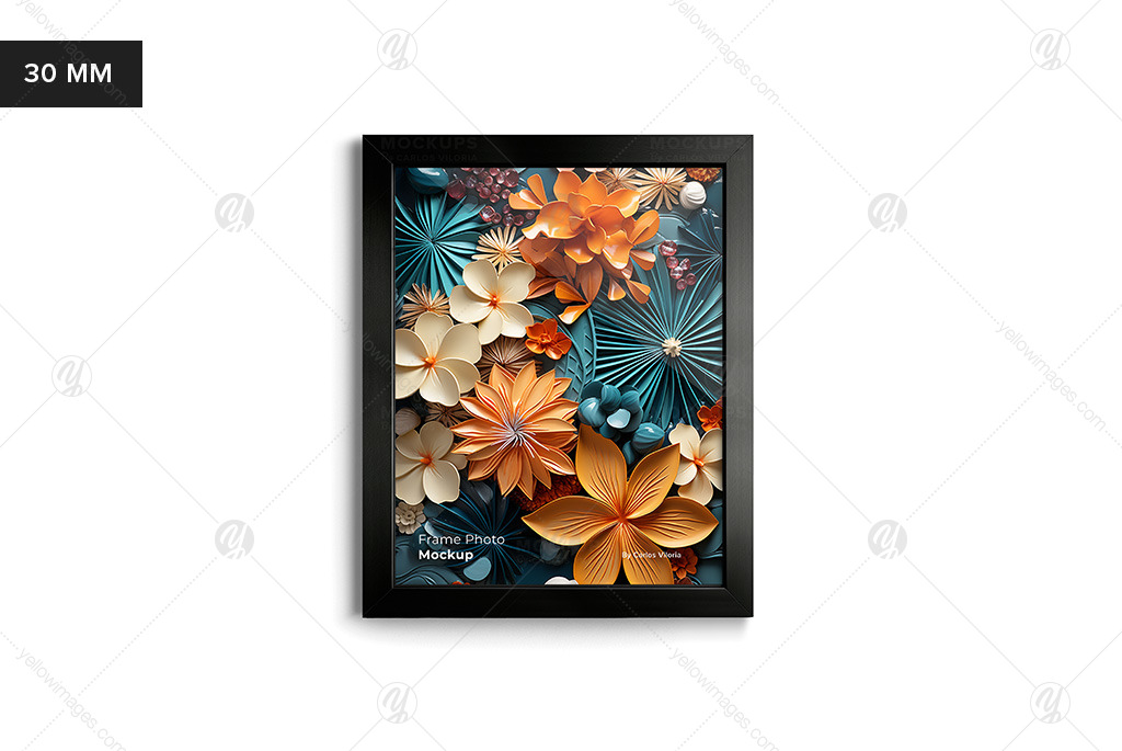 Front Portrait Frame Mockup – 11x14 In Front Portrait Frame Mockup – 11x14 In