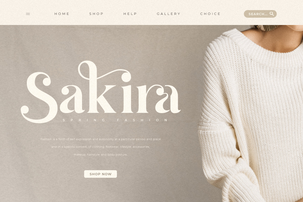Gafta - Elegant Bold Serif Font Gafta - Elegant Bold Serif Font